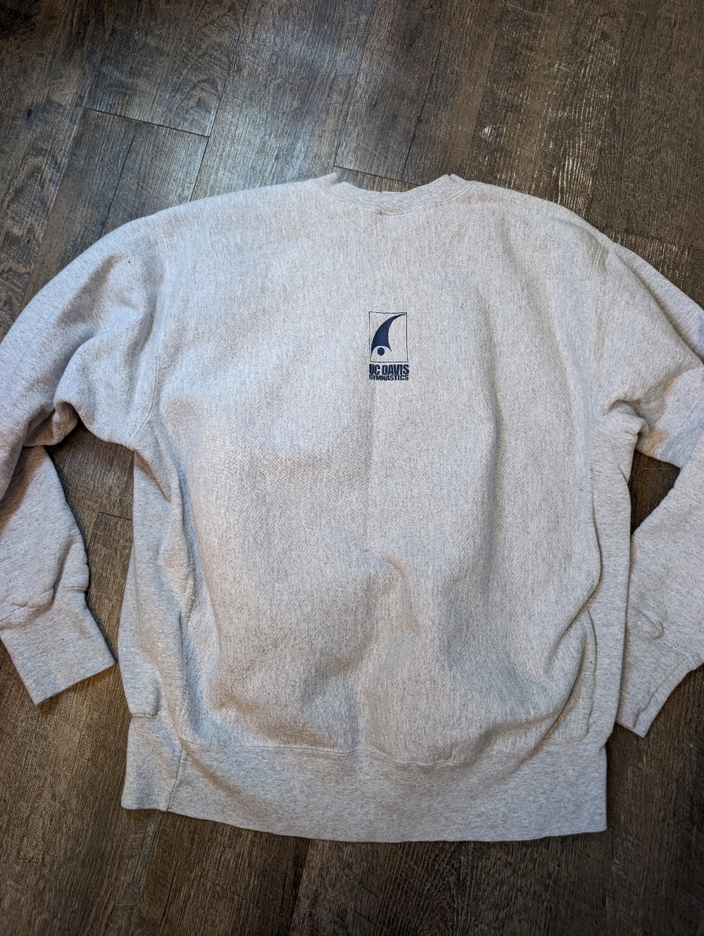 Vintage UC Davis Gymnastics Sweatshirt; Lee Gray Crewneck Sweatshirt - Picture 8 of 9